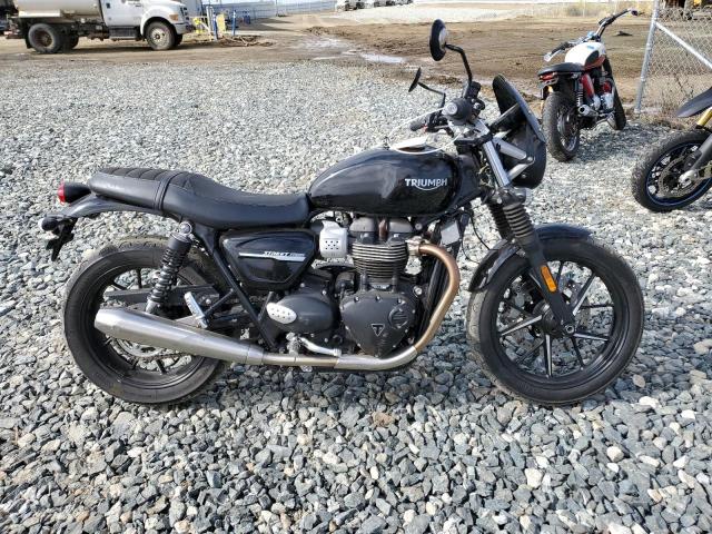  Salvage Triumph Motorcycle Street