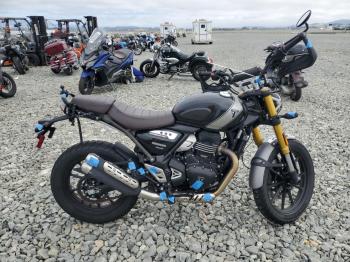  Salvage Triumph Motorcycle Scrambler