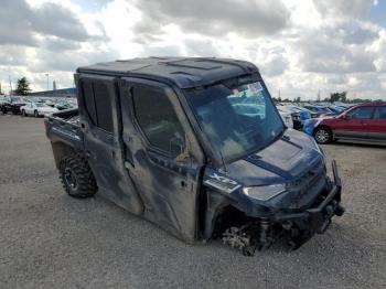  Salvage Polaris Ranger Cre